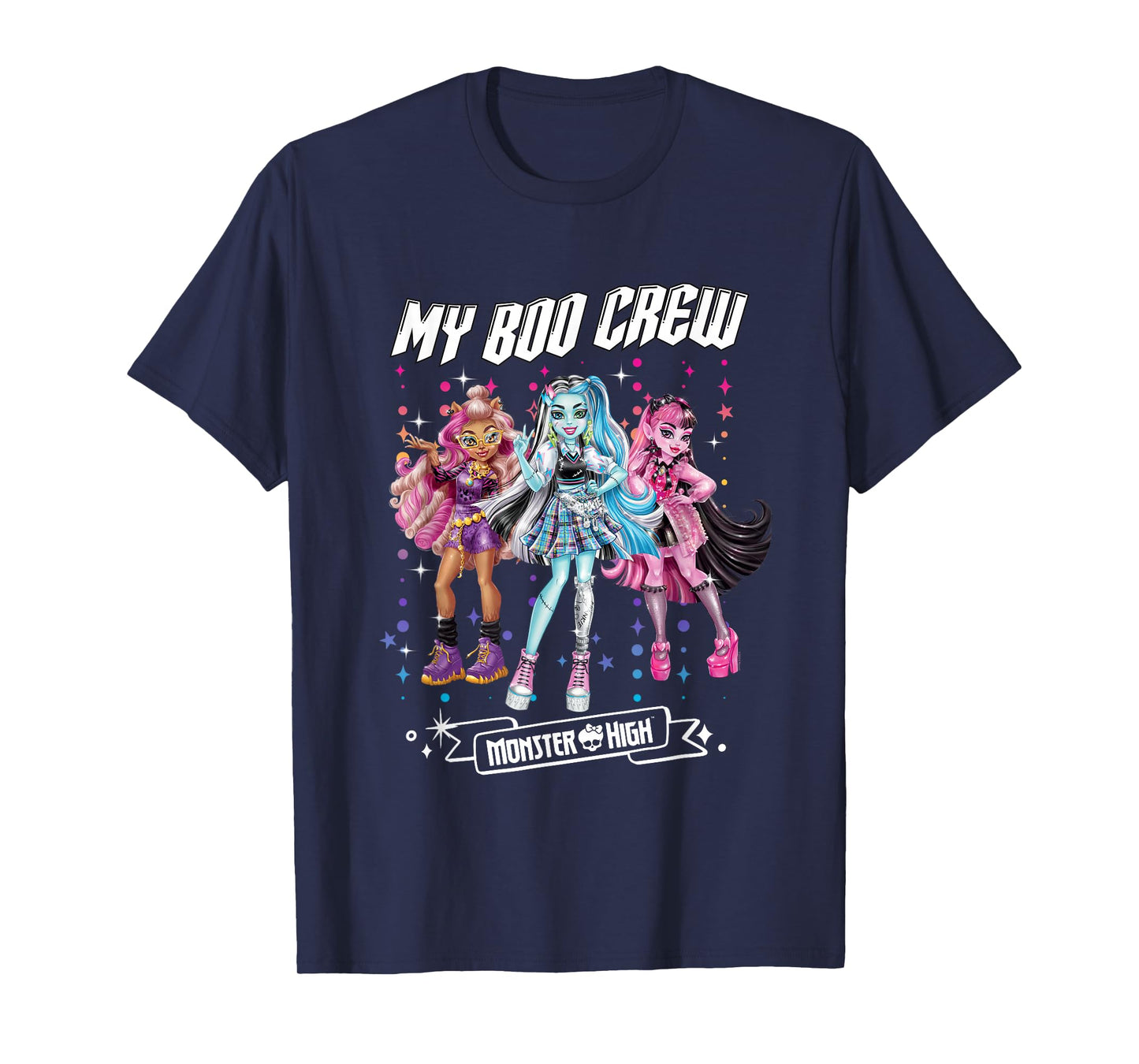 Monster High - My Boo Crew Clawdeen Frankie Draculaura T-Shirt