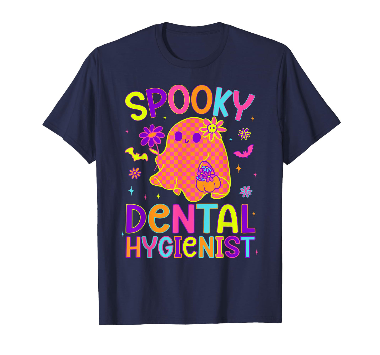 Spooky Dental Hygienist Halloween Dental Hygiene Preppy T-Shirt