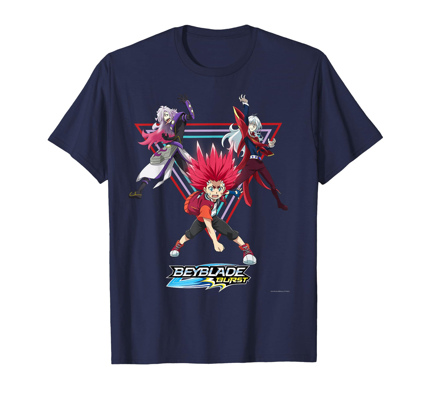 Beyblade Burst Turbo Triangle Group T-Shirt Small