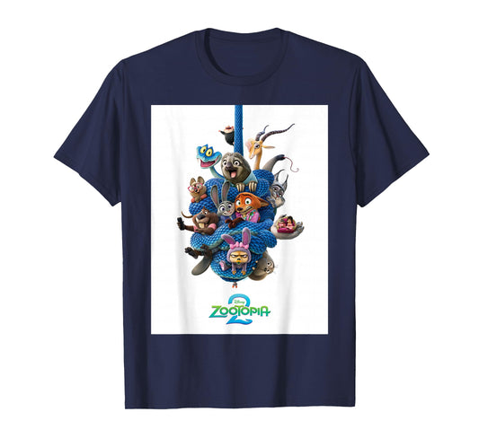 Disney Zootopia 2 Gary De'Snake Tangle Official Poster Art T-Shirt