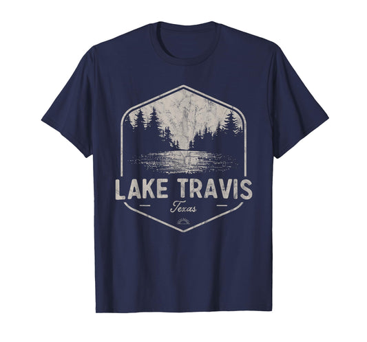 Lake Travis Texas Outdoors Vintage T-Shirt