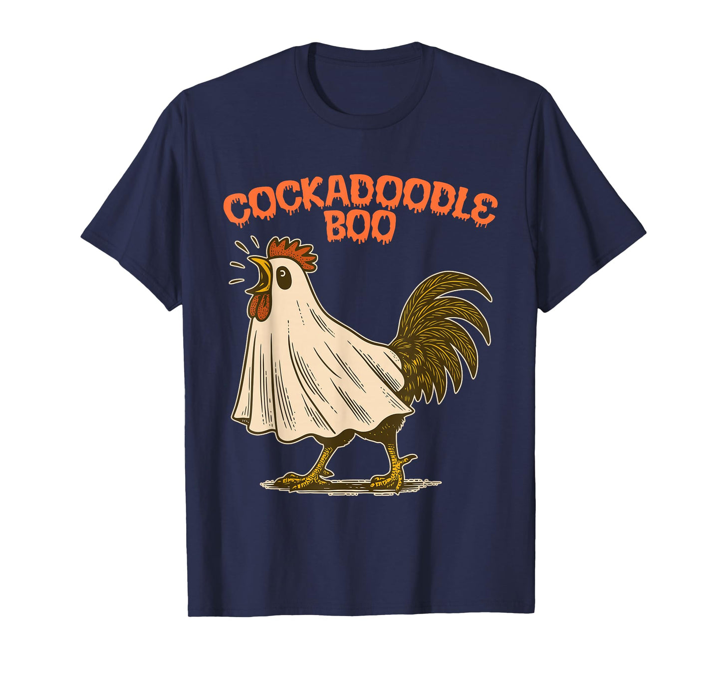 Cockadoodle Boo Funny Halloween Design T-Shirt