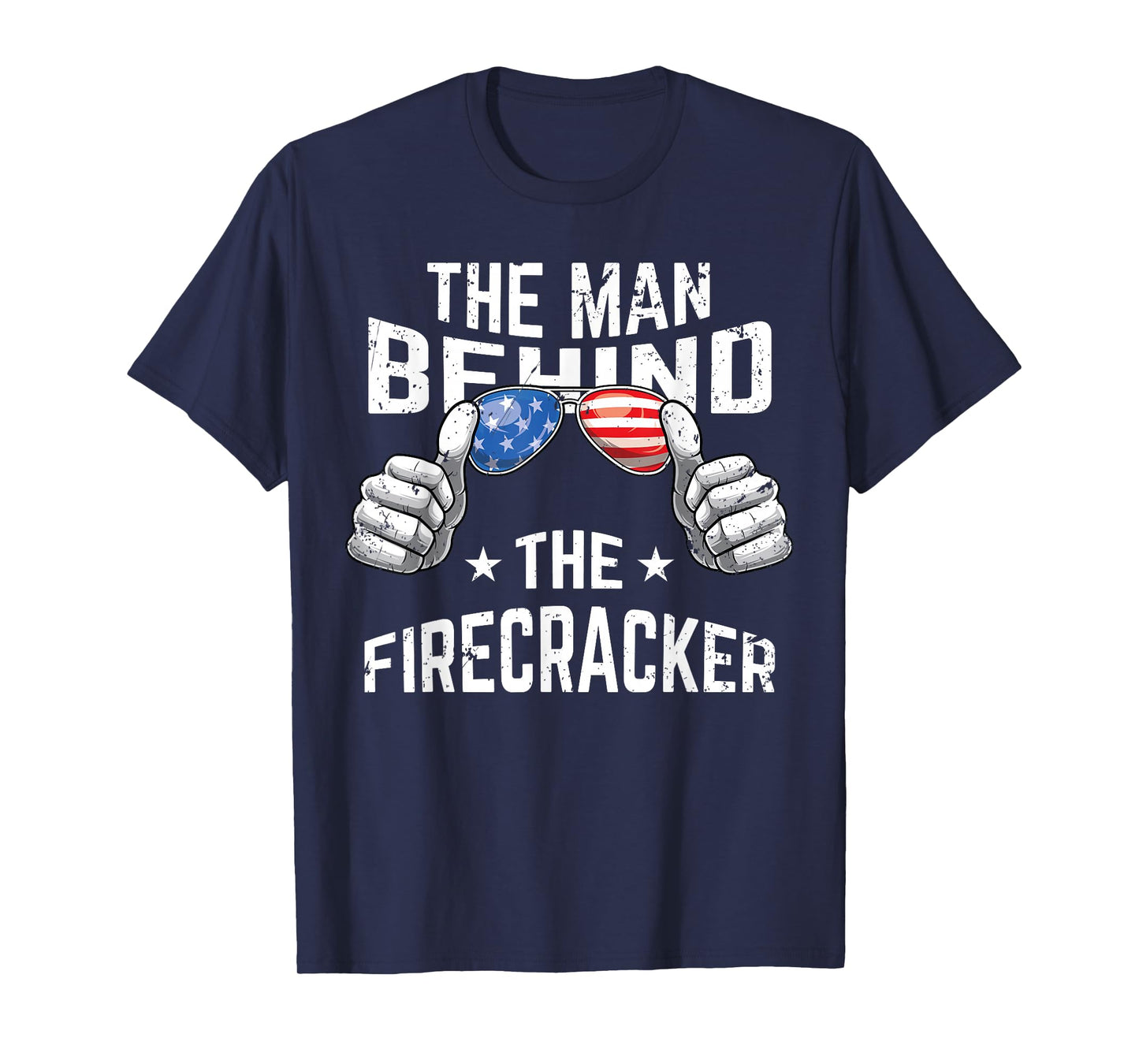 4th of July Pregnancy Shirt The Man Behind The Firecracker T-Shirt