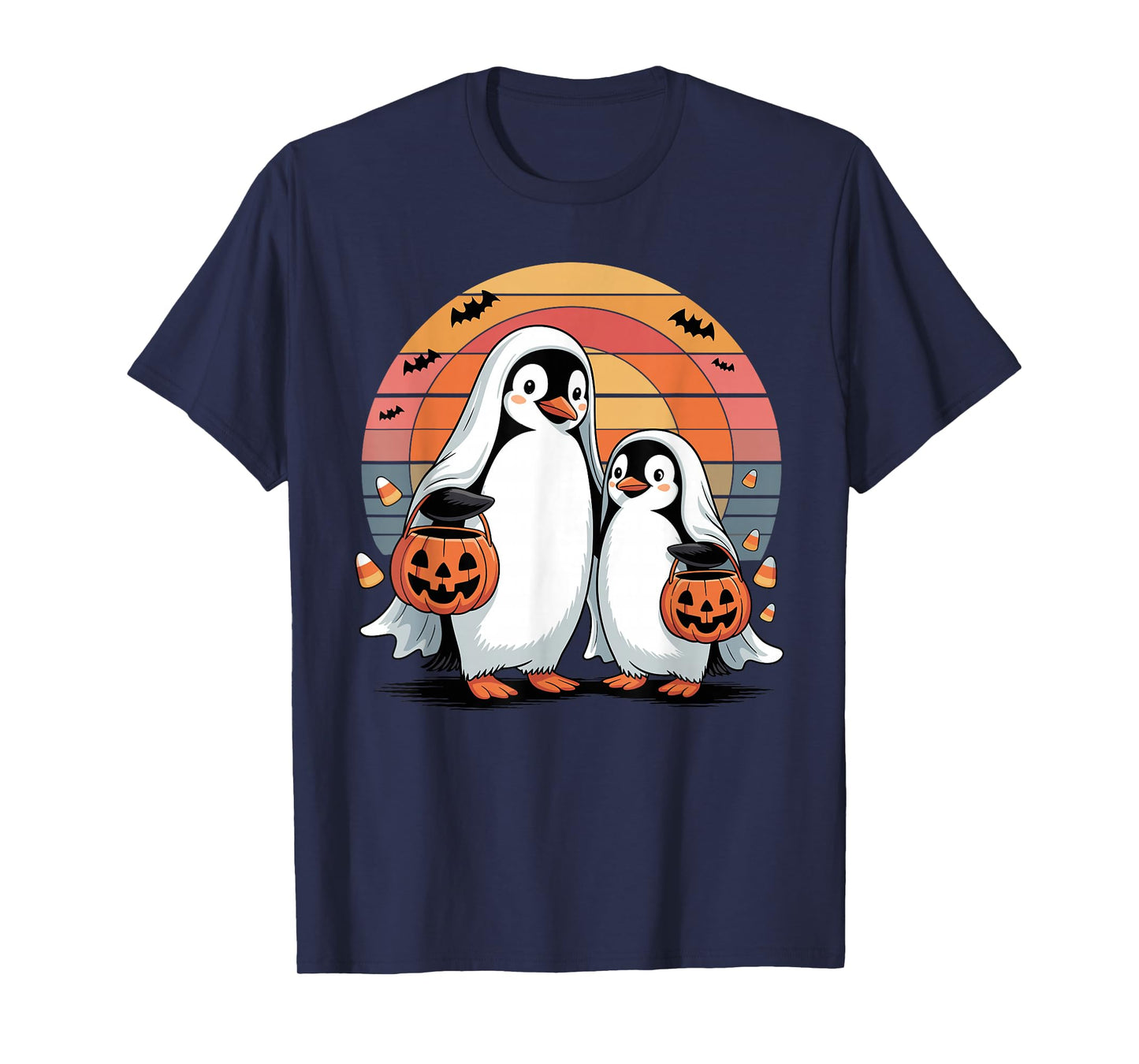 Halloween Penguin Ghost Penguins T-Shirt