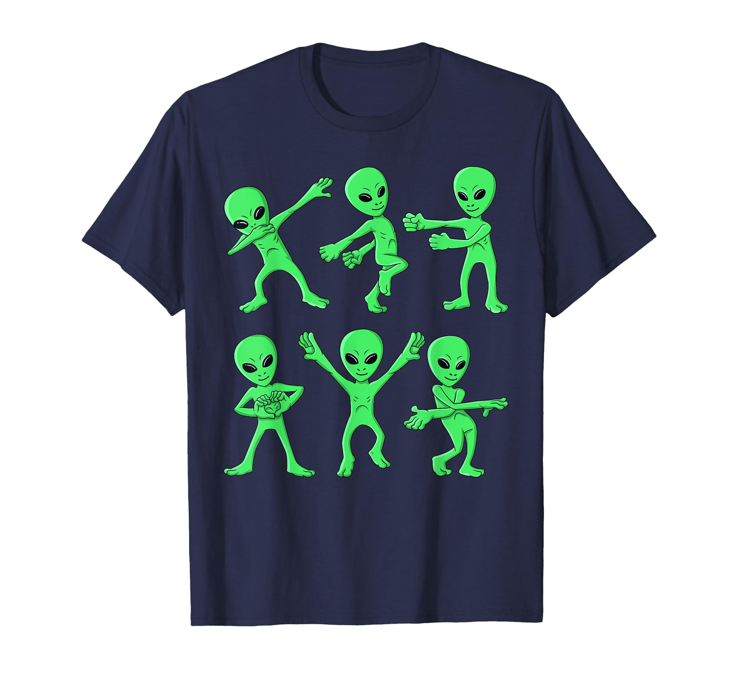 Dancing Aliens Dance Challenge Boys Girls Kids Halloween T-Shirt