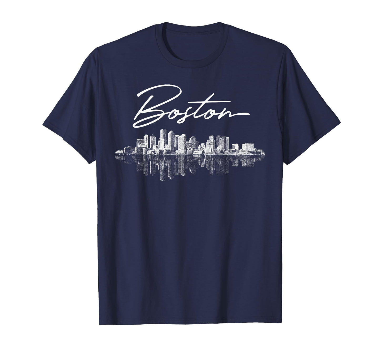 Boston Skyline for Women Men Girls & Boys T-Shirt