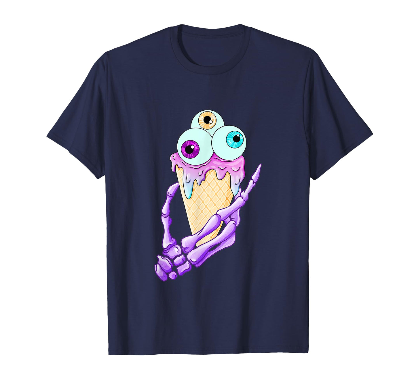 Eyescream Pastel Goth Cute Creepy Halloween Costume Idea T-Shirt