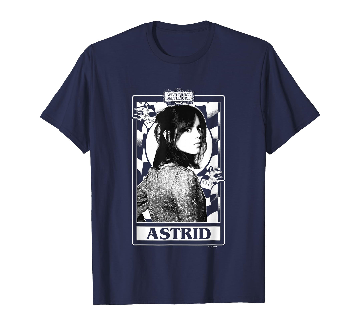 Beetlejuice Beetlejuice Astrid Deetz Tarot Card Vintage T-Shirt