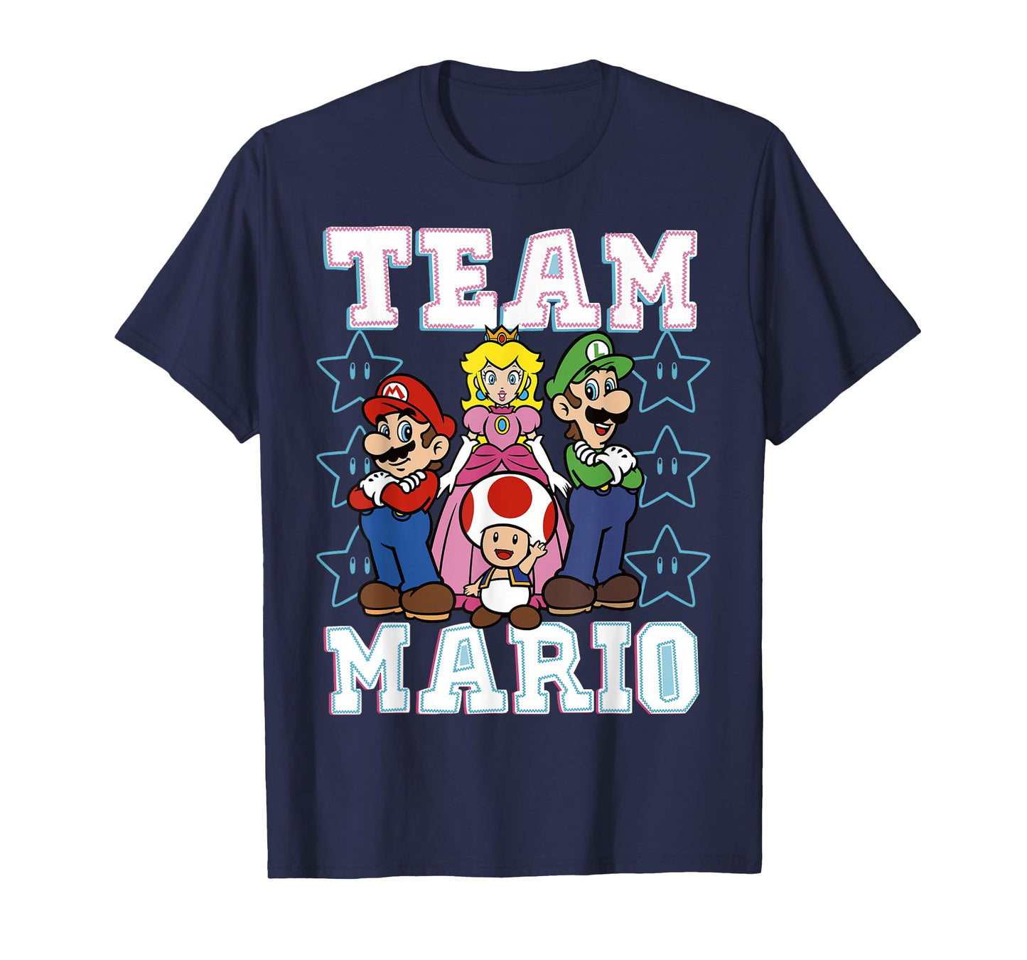 Super Mario Team Mario Group Shot T-Shirt