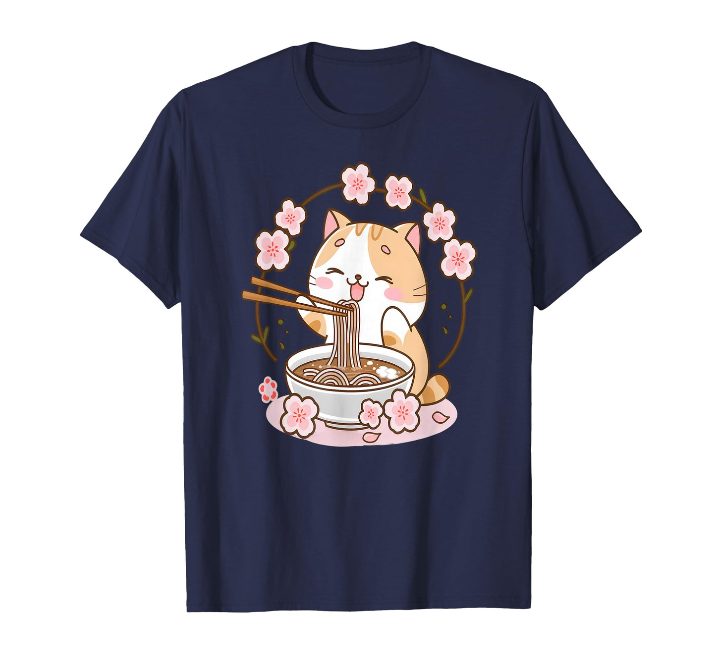 Ramen Cat Anime - Kawaii Clothes Otaku Clothing Manga T-Shirt