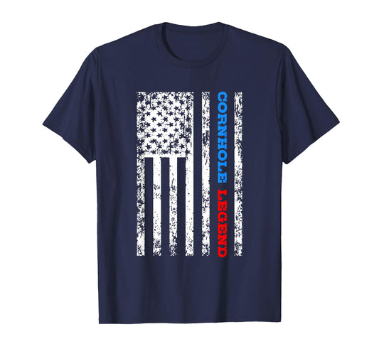 Cornhole Champion Bean Bag Corn Hole Toss Gift T-Shirt