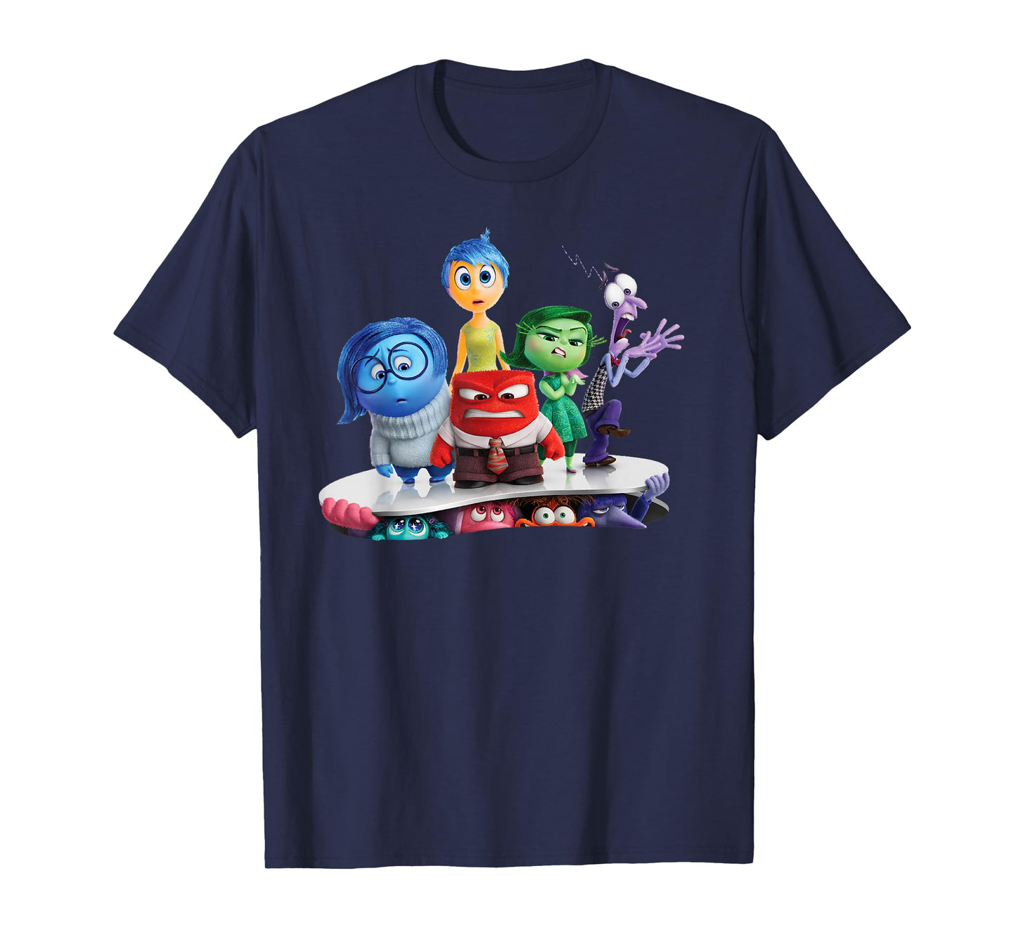 Disney Pixar Inside Out 2 Emotional Group Movie Poster T-Shirt