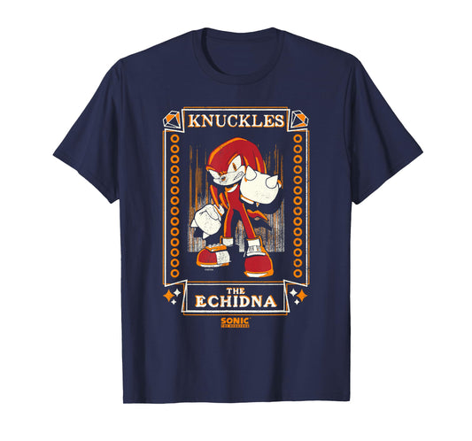 Sonic The Hedgehog Knuckles The Echidna Distressed Tarot T-Shirt