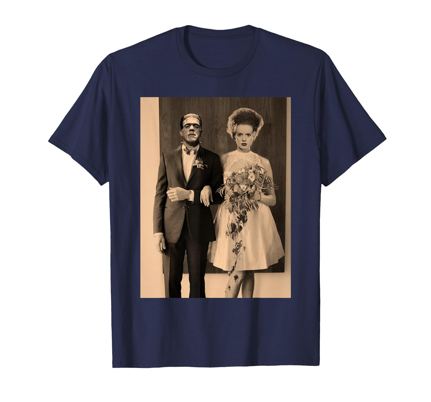 Dapper Frankenstein Wedding Day - Monster Halloween T-Shirt