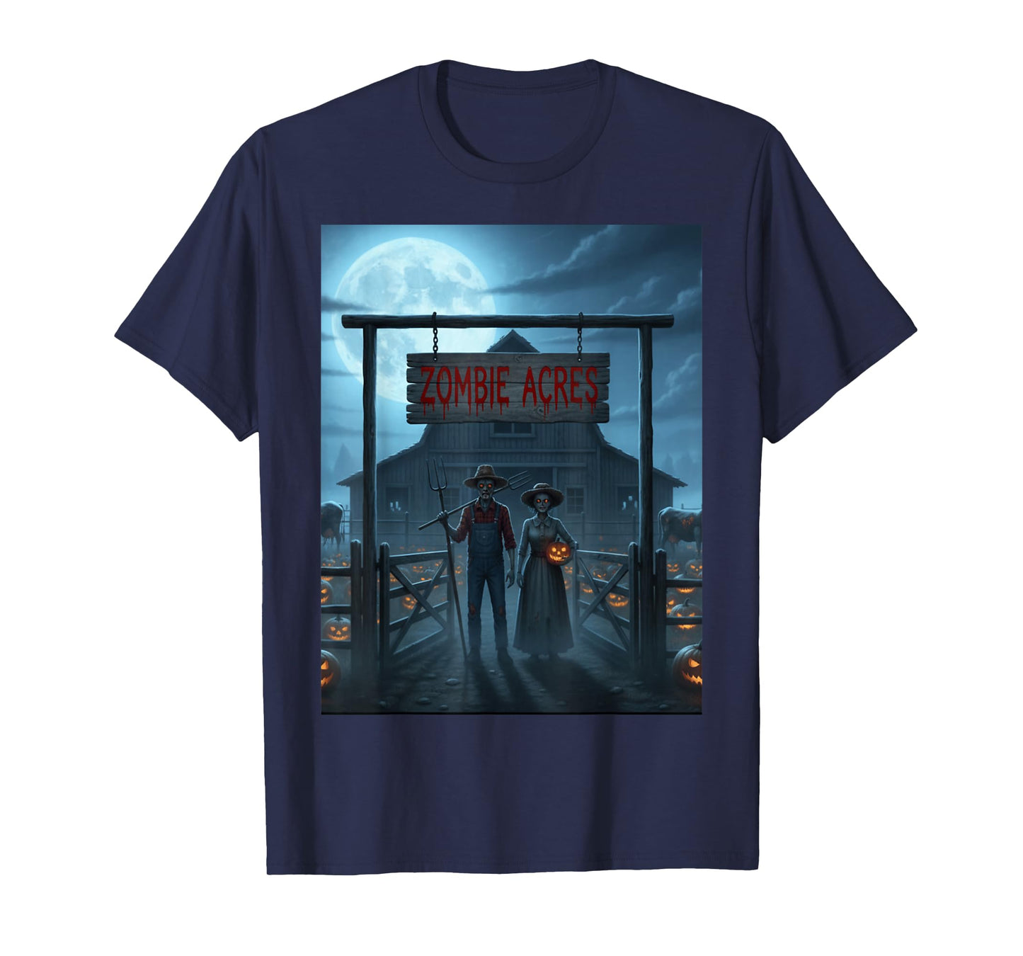 Farm of The Undead Harvest Horror T-Shirt