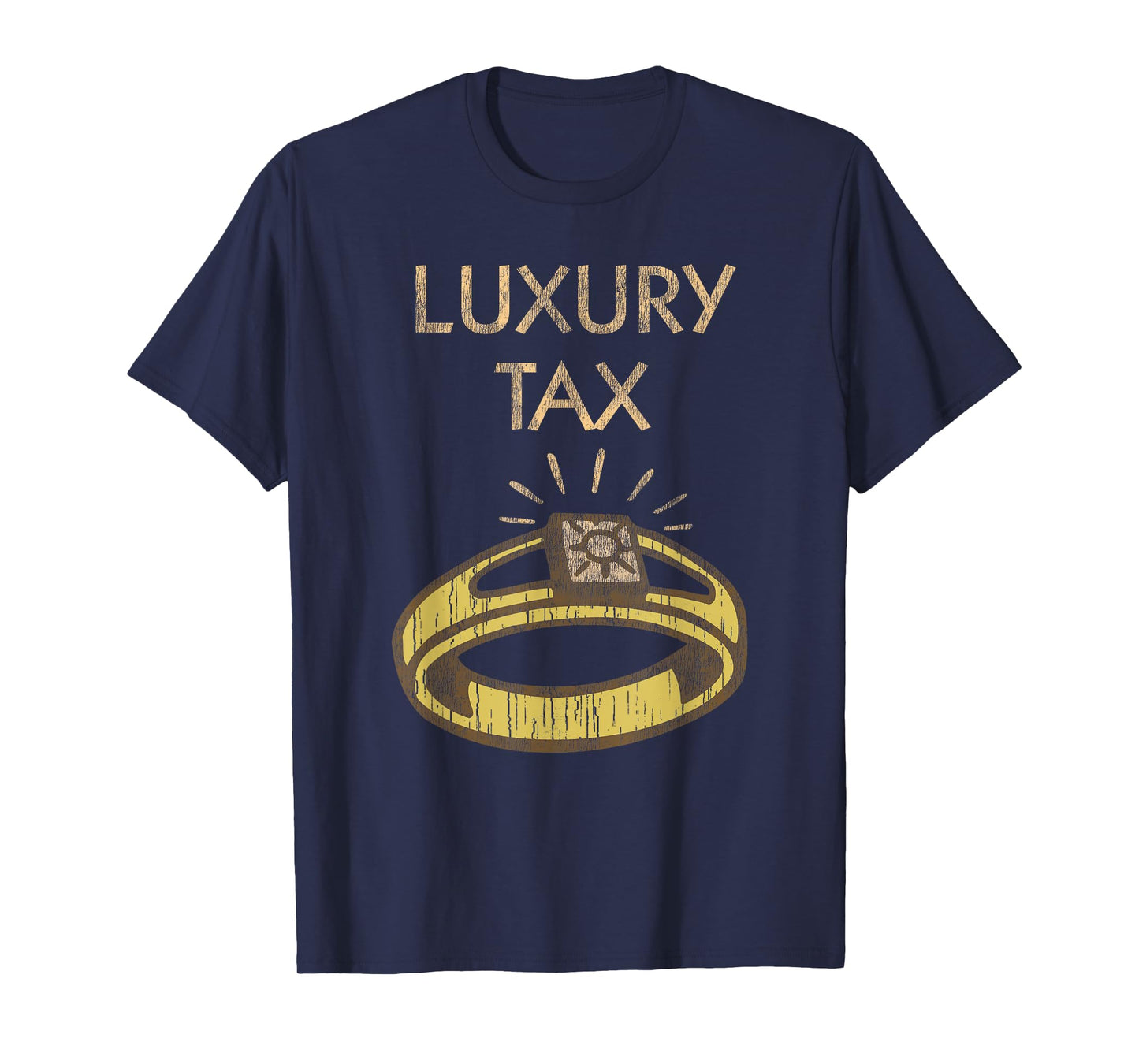 Monopoly Mr. Monopoly Luxury Tax Distressed Logo T-Shirt