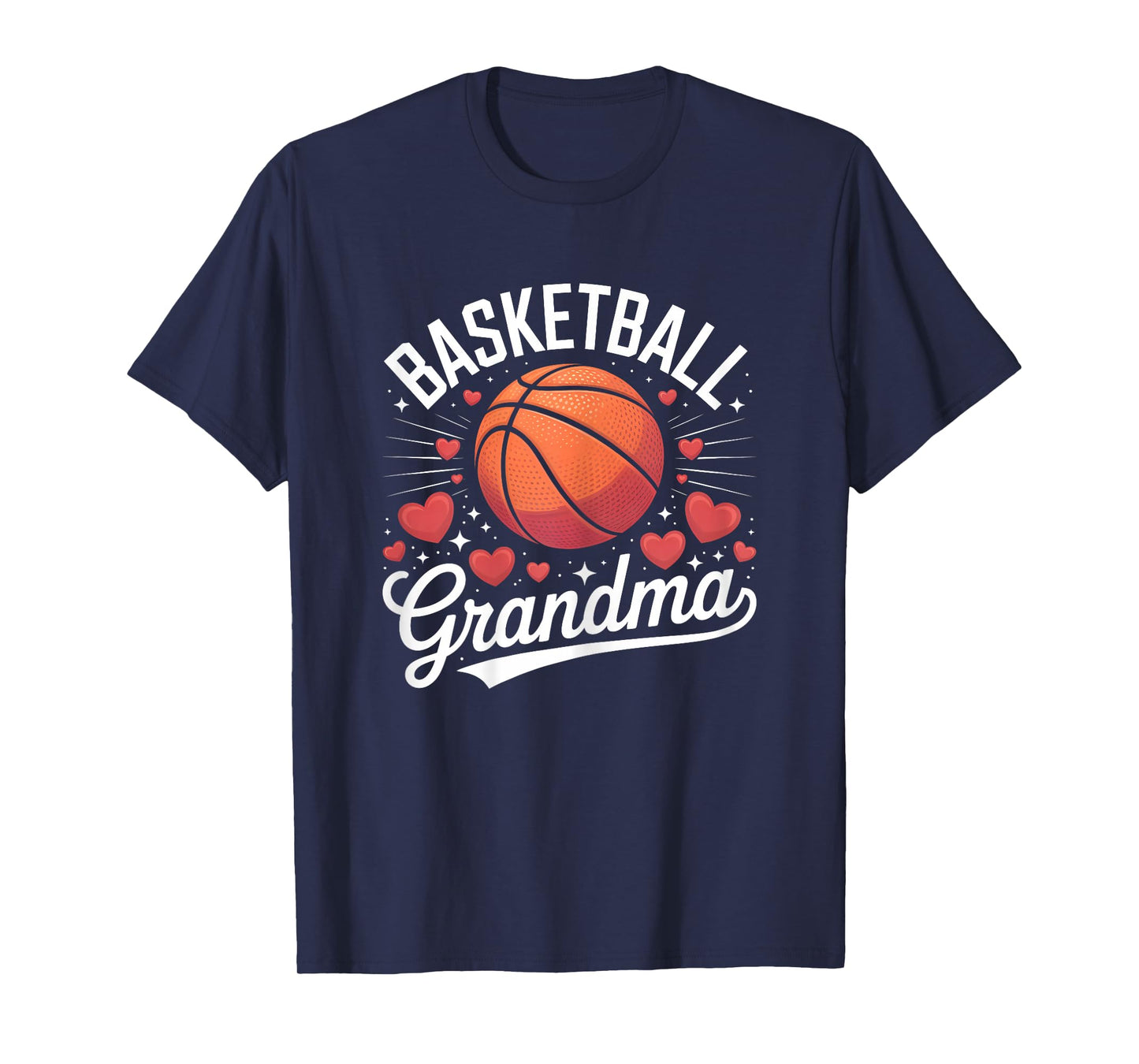 Basketball Grandma Cute Basketball Grandparents Women's T-Shirt