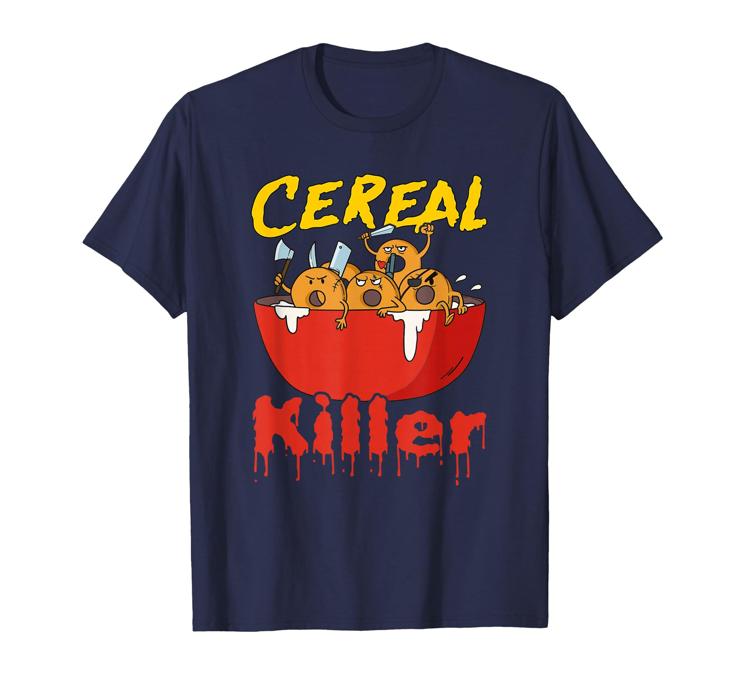 Serial Killer Parody Cereal Killer T-Shirt