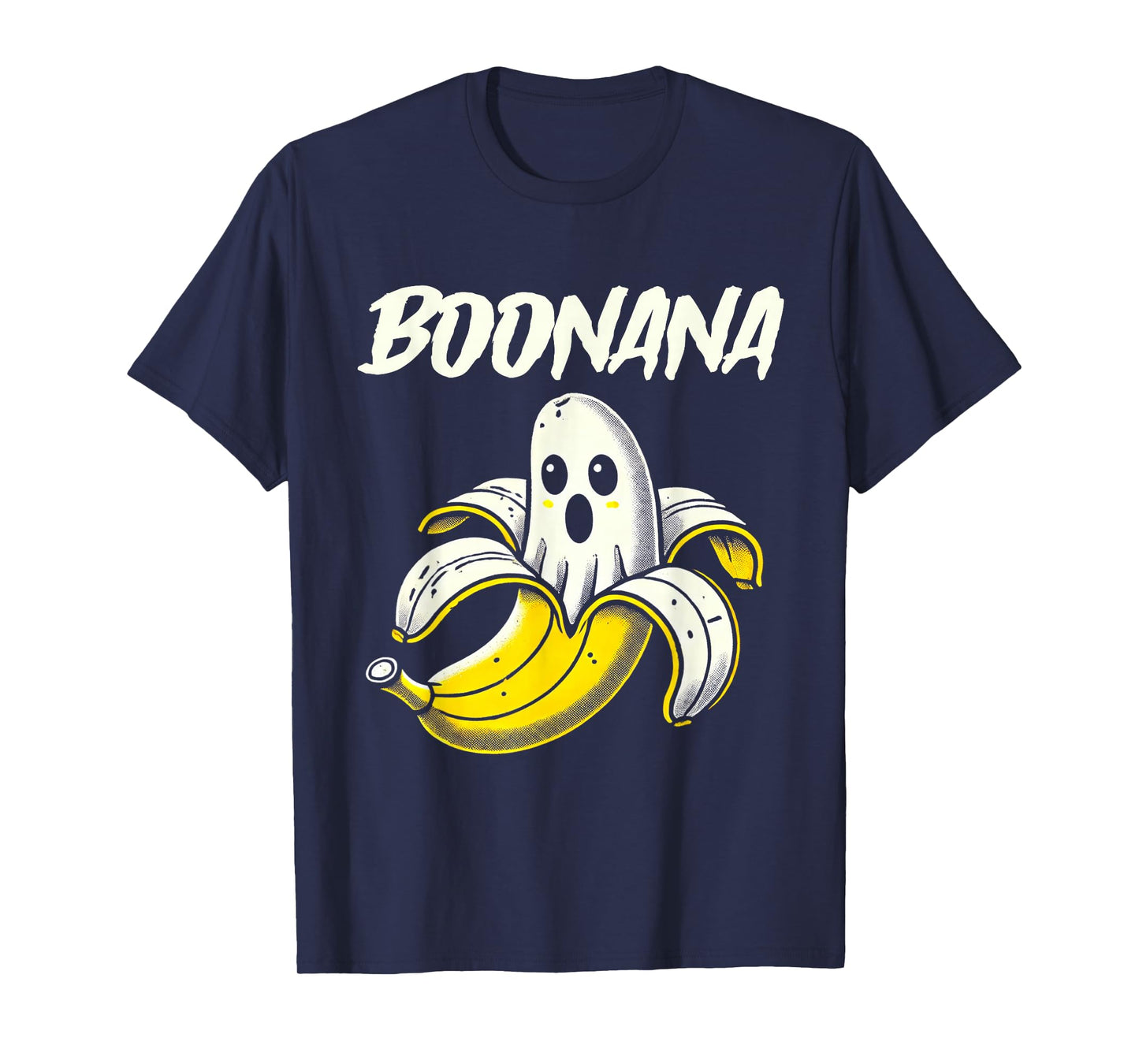 Boonana Cute Ghost Banana Halloween Costume Boys Girls Kids T-Shirt