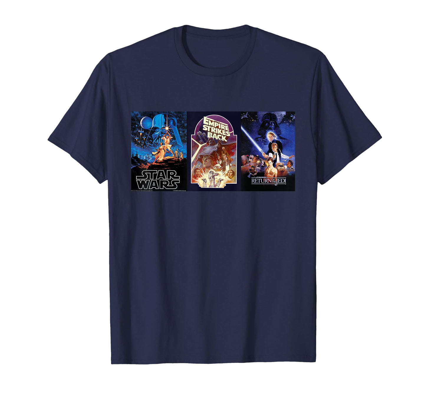Star Wars Original Trilogy Retro Movie Poster T-Shirt