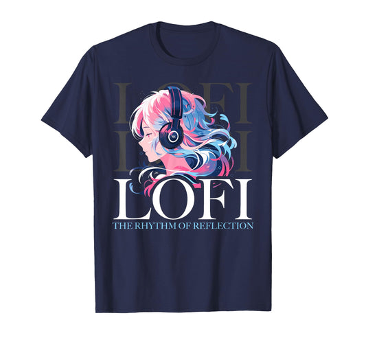Lofi Music Lover Low Fidelity Anime Lo-Fi Japanese Aesthetic T-Shirt