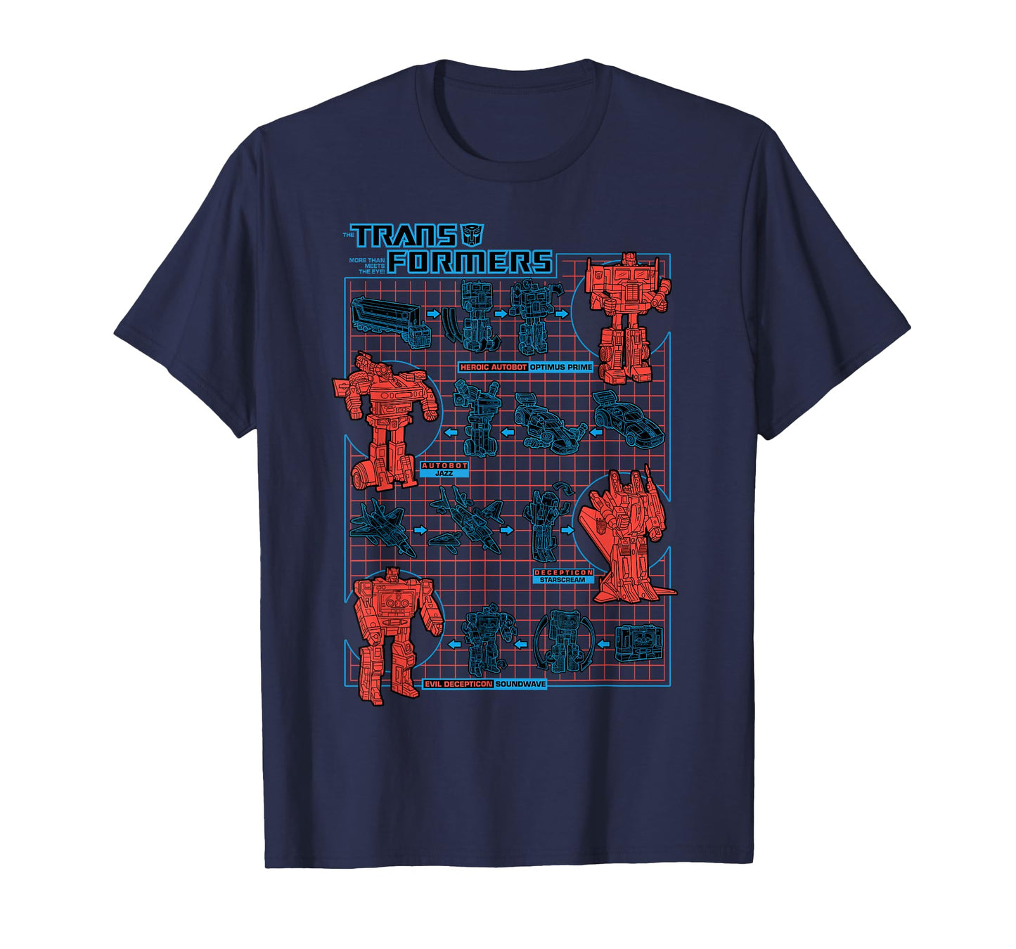 Transformers How To Transform Schematic T-Shirt