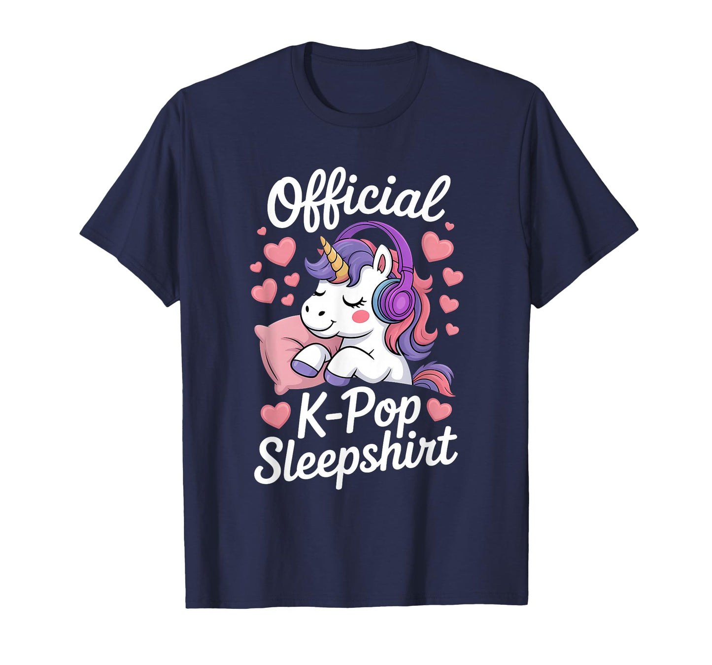 K-Pop Unicorn Official K-Pop Sleep T-Shirt