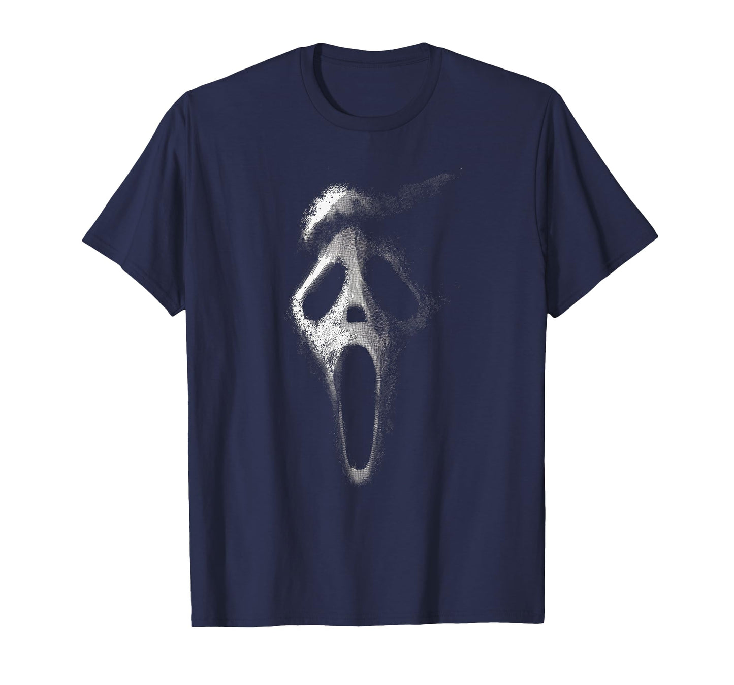 Vintage 90s Faded Ghost Halloween Spooky Y2k Screaming Ghost T-Shirt