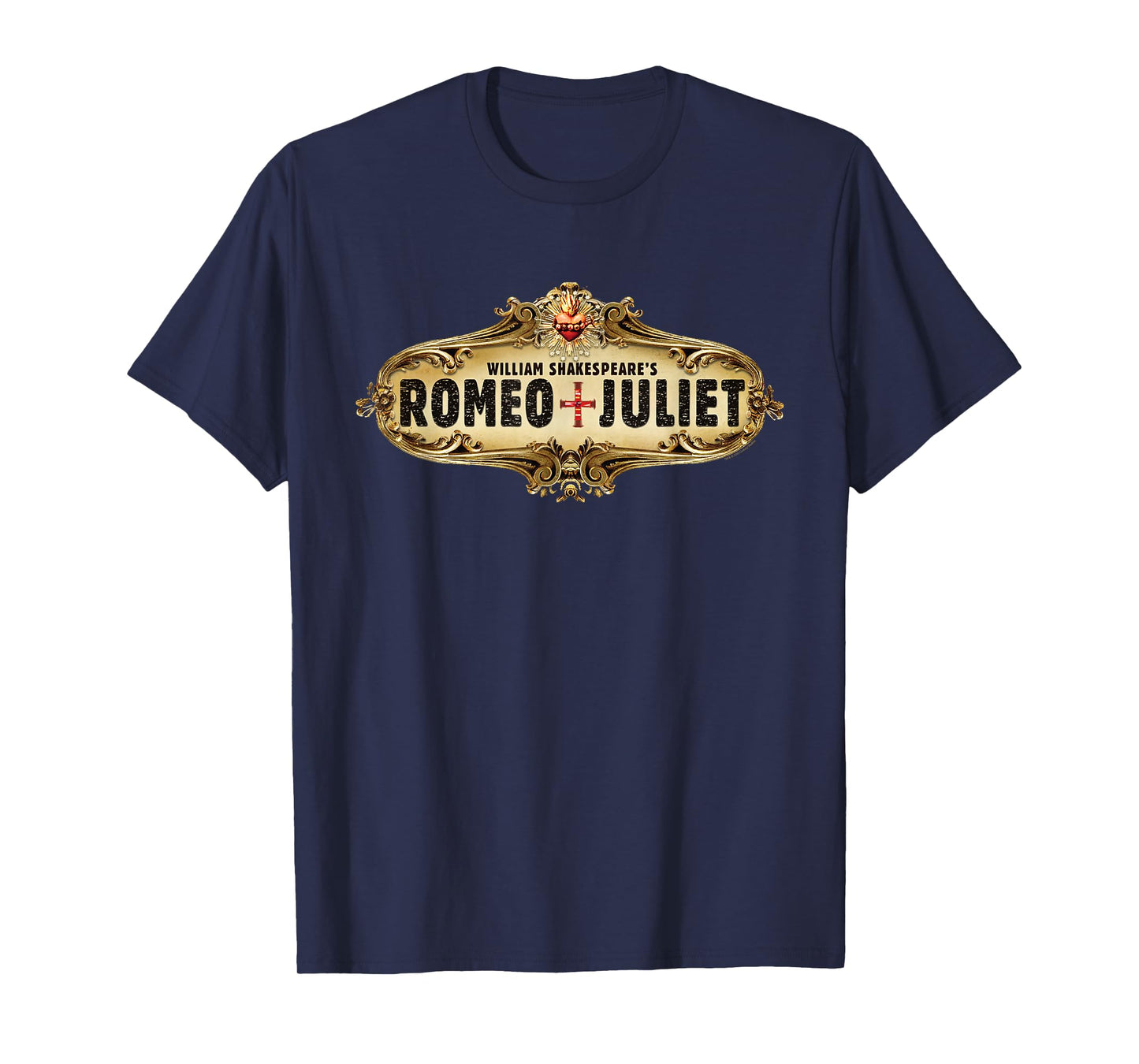 William Shakespeare's Romeo + Juliet Ornamental Movie Logo T-Shirt