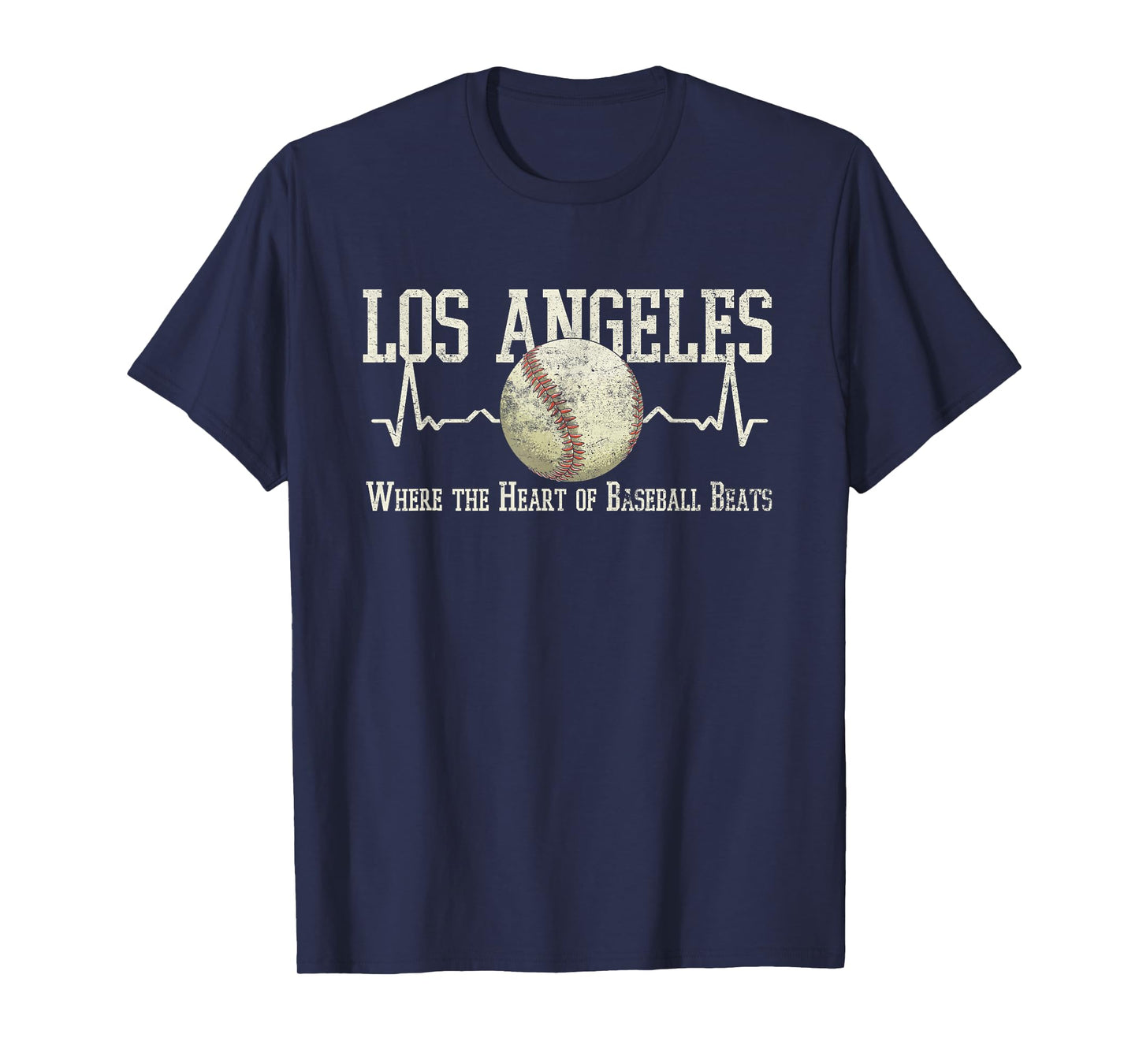 Vintage Baseball Los Angeles Graphic T-Shirt