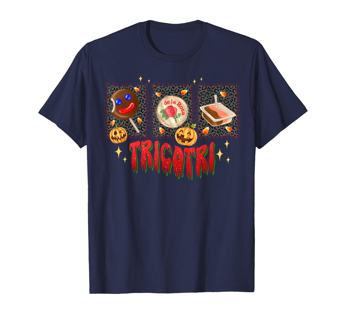 Tricotri Trick Or Treat Mexican Dia De Los Muertos Candy T-Shirt