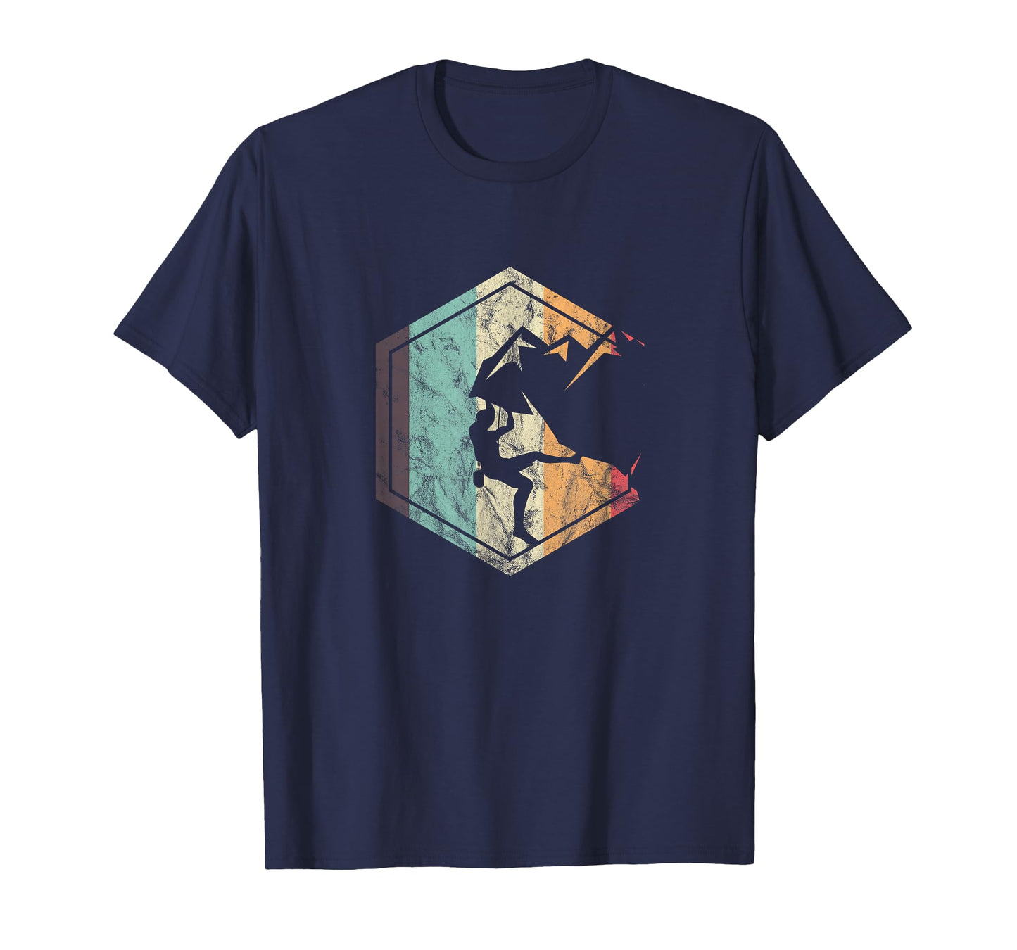 Climbing Mountaineering Climber Athletes Mountain Rock Gift T-Shirt