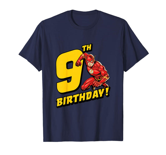 Kids The Flash 9th Birthday T-Shirt