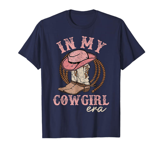 in My Cowgirl Era Groovy Cute Western Rodeo Cowgirl T-Shirt