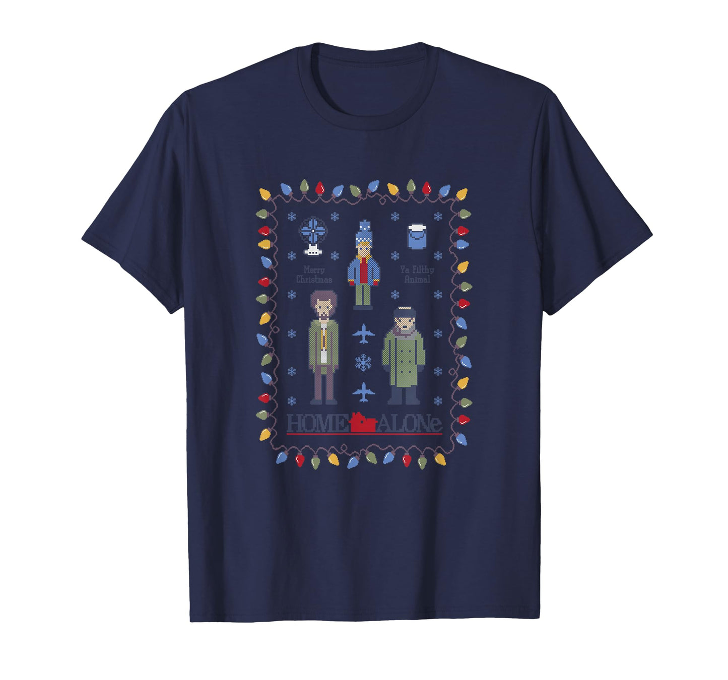 Home Alone Vintage Christmas Holiday Bandits T-Shirt