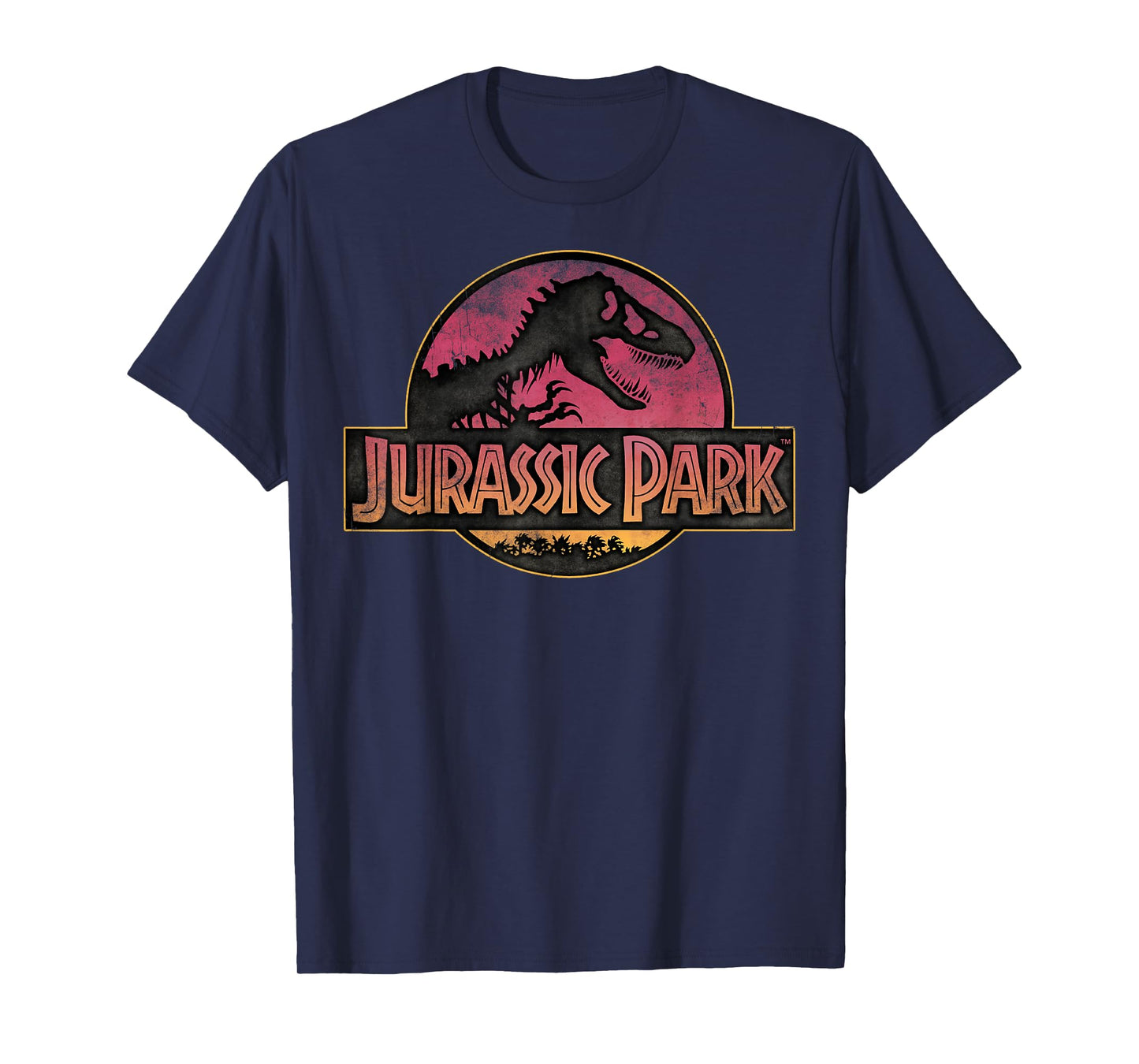Jurassic Park Logo Gradient Sunset T-Shirt