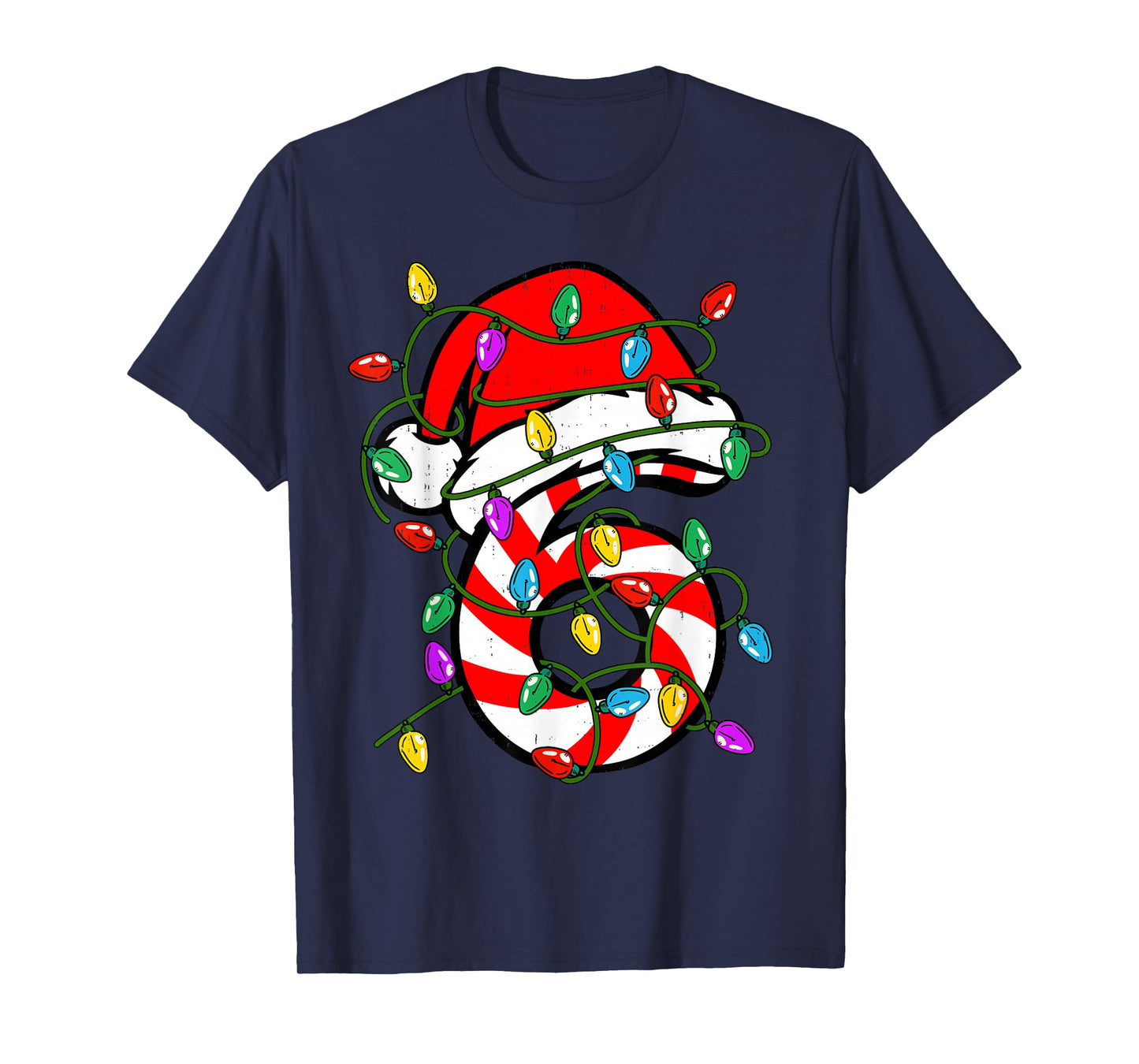 6 7 67 Meme Six Seven Candy Funny Christmas Couple Matching T-Shirt