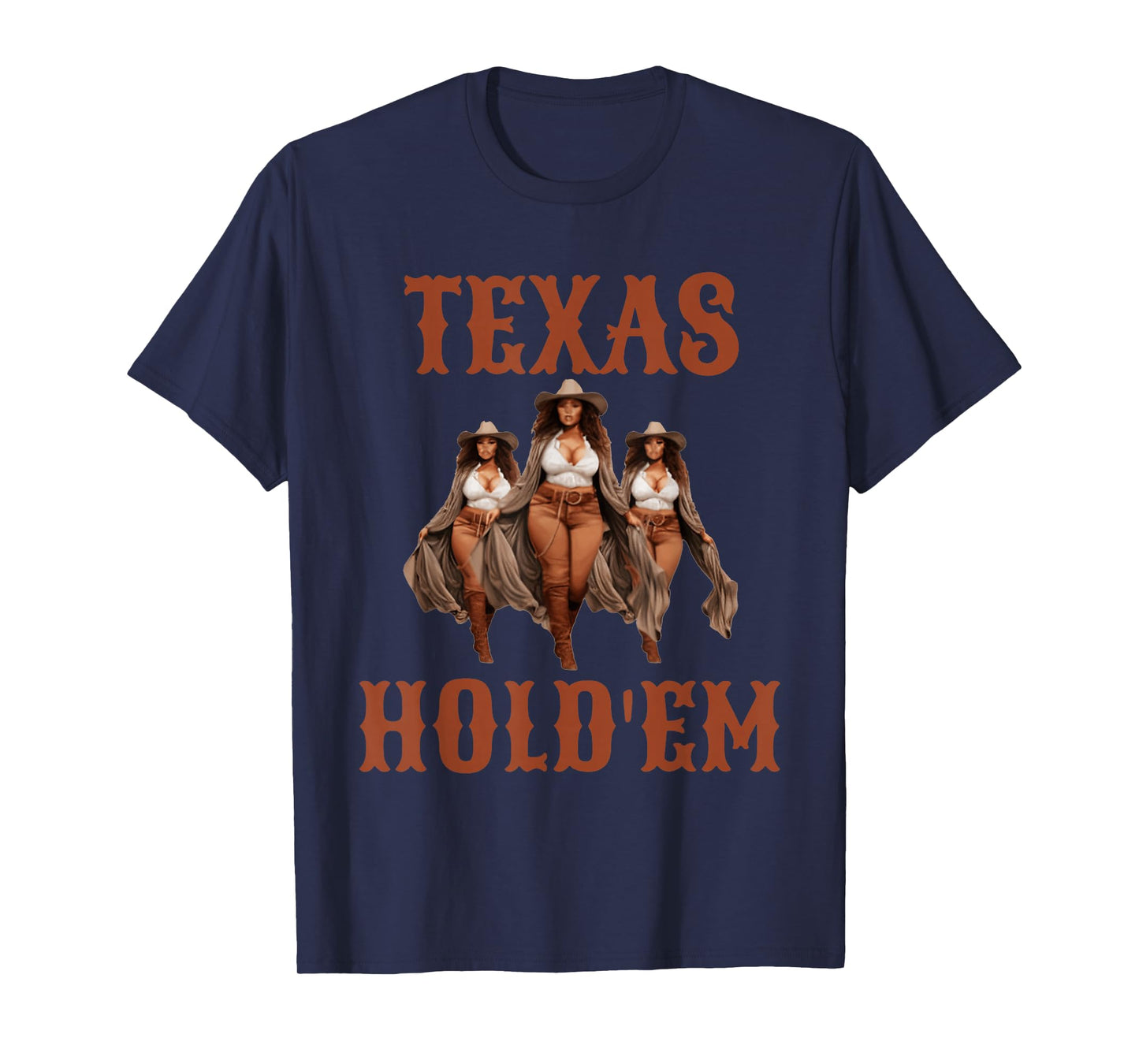 Texas Hold em African American Cowgirl T-Shirt