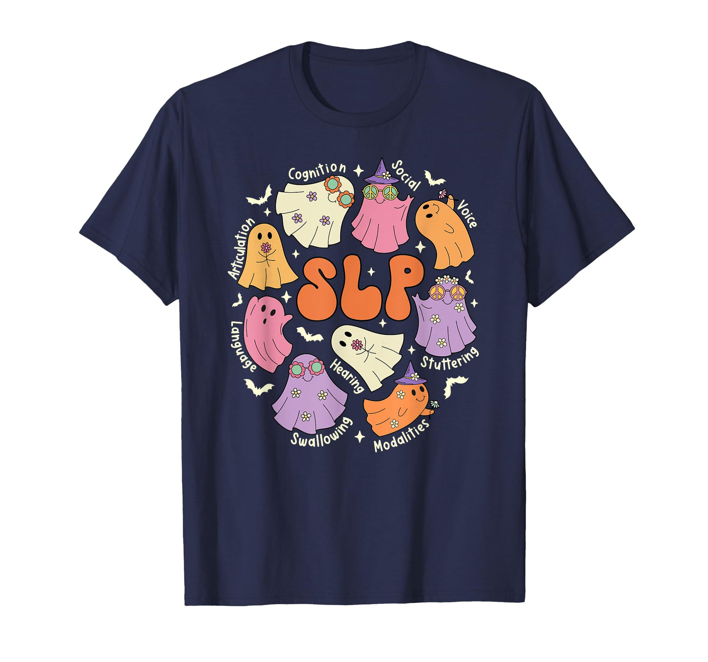 Speech Therapy Speech Language Pathologist Halloween T-Shirt