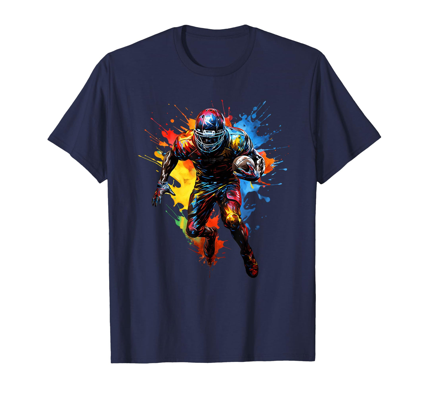 American Football player paint T-Shirt