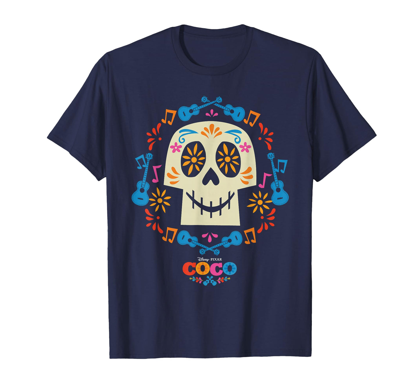 Disney and Pixar's Coco Papel Picado Sugar Skull T-Shirt