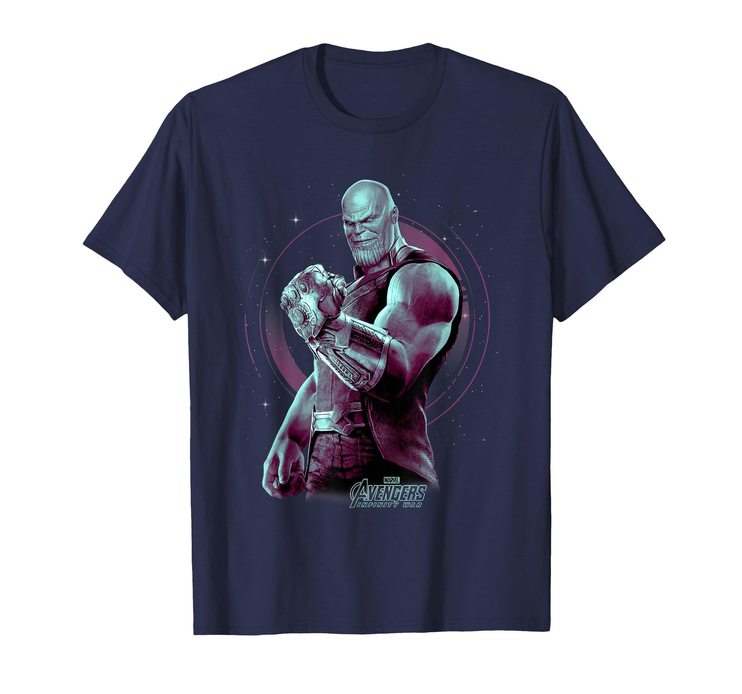 Marvel Infinity War Thanos Gauntlet Flex Graphic T-Shirt T-Shirt