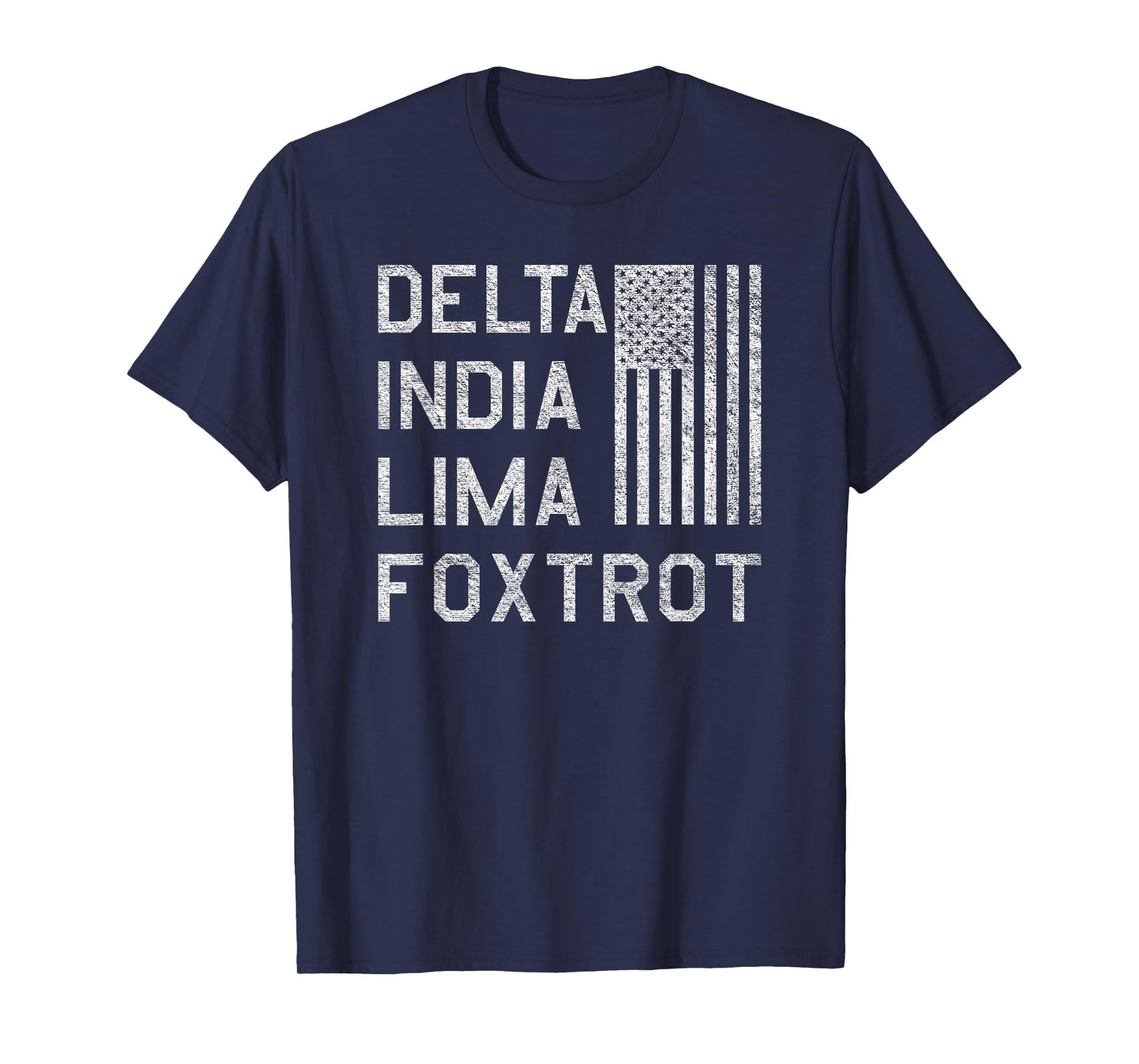DILF Delta India Lima Foxtrot US Flag American Patriot T-Shirt