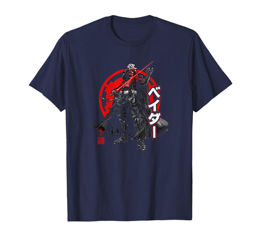 Star Wars Visions Darth Vader Kanji Poster T-Shirt