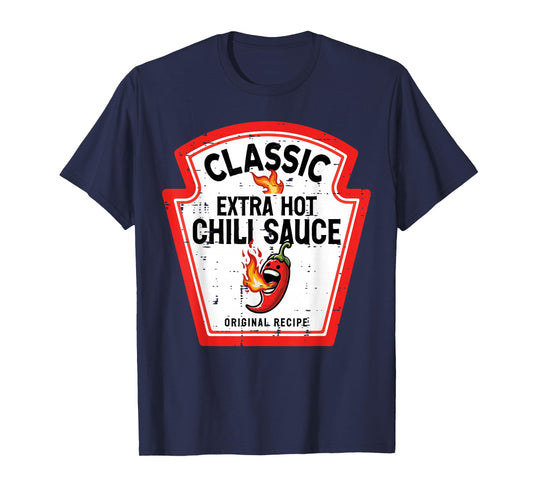 Halloween Classic Chili Sauce Food Costume Men Women Kids T-Shirt