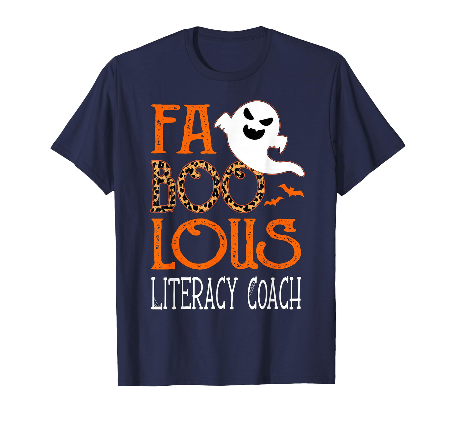faboolous Literacy Coach on Halloween Party Funny Ghost T-Shirt
