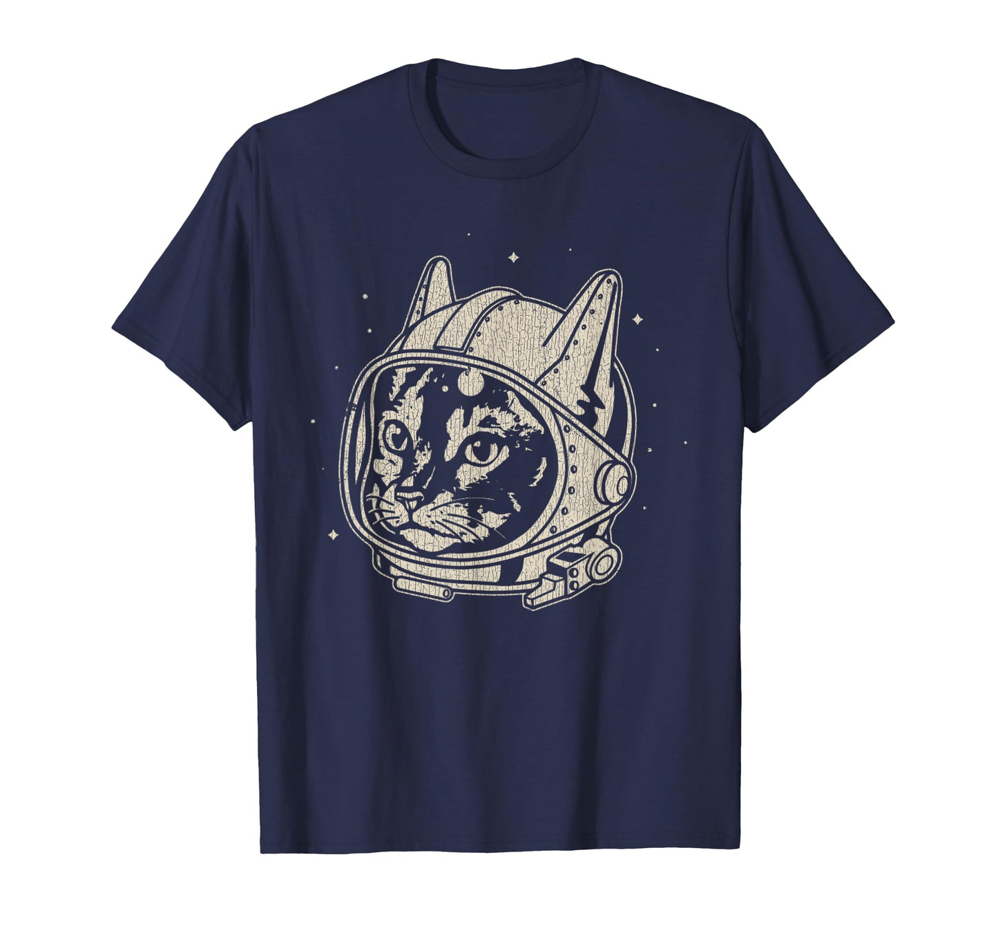 Vintage Astronaut Cute Cat Cat Lover T-Shirt