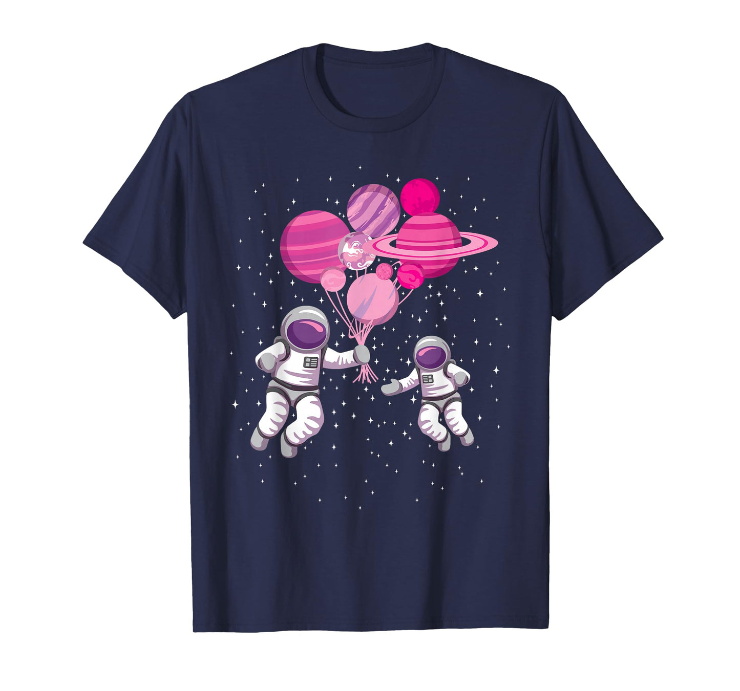 Space Exploration Cosmonaut Space-Man Alien Spaceship T-Shirt