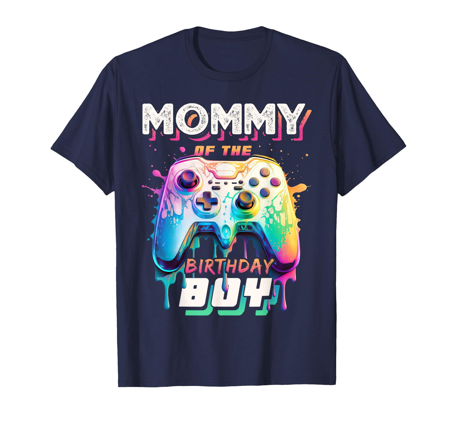 Mommy of the Birthday Boy Matching Video Game Birthday Party T-Shirt