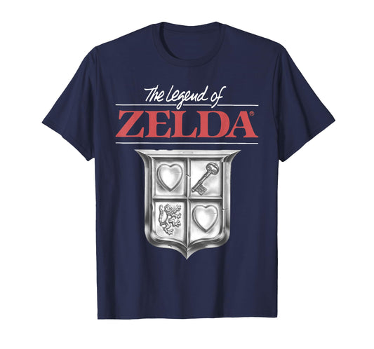 The Legend Of Zelda Original Box Art Logo T-Shirt